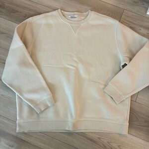DSG Men's Cream Crewneck Sweatshirt Long Sleeve Pullover Size XXL